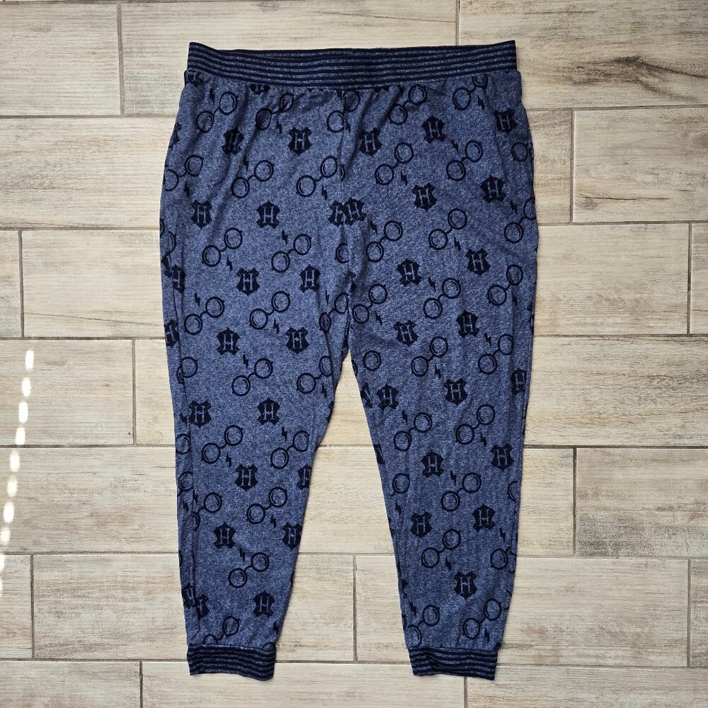 Harry Potter Hacci‎ Jogger Pajama Bottoms Women Allover Print Super Soft XXL
